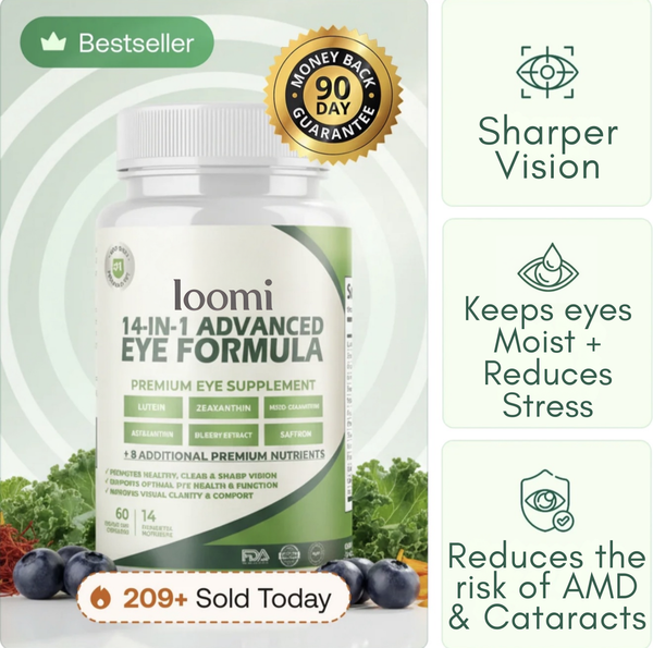 LoomiNutrition 14 in 1 Advanced Eye Formula