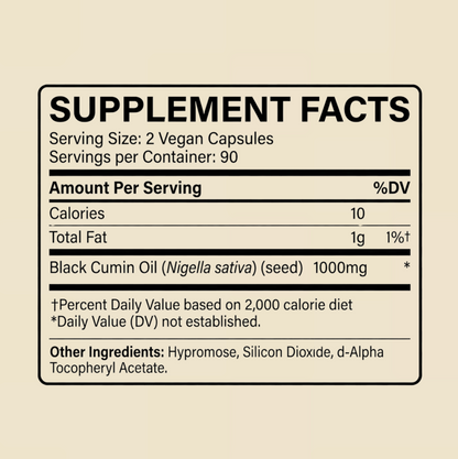 Black Seed Oil Infertility Formula