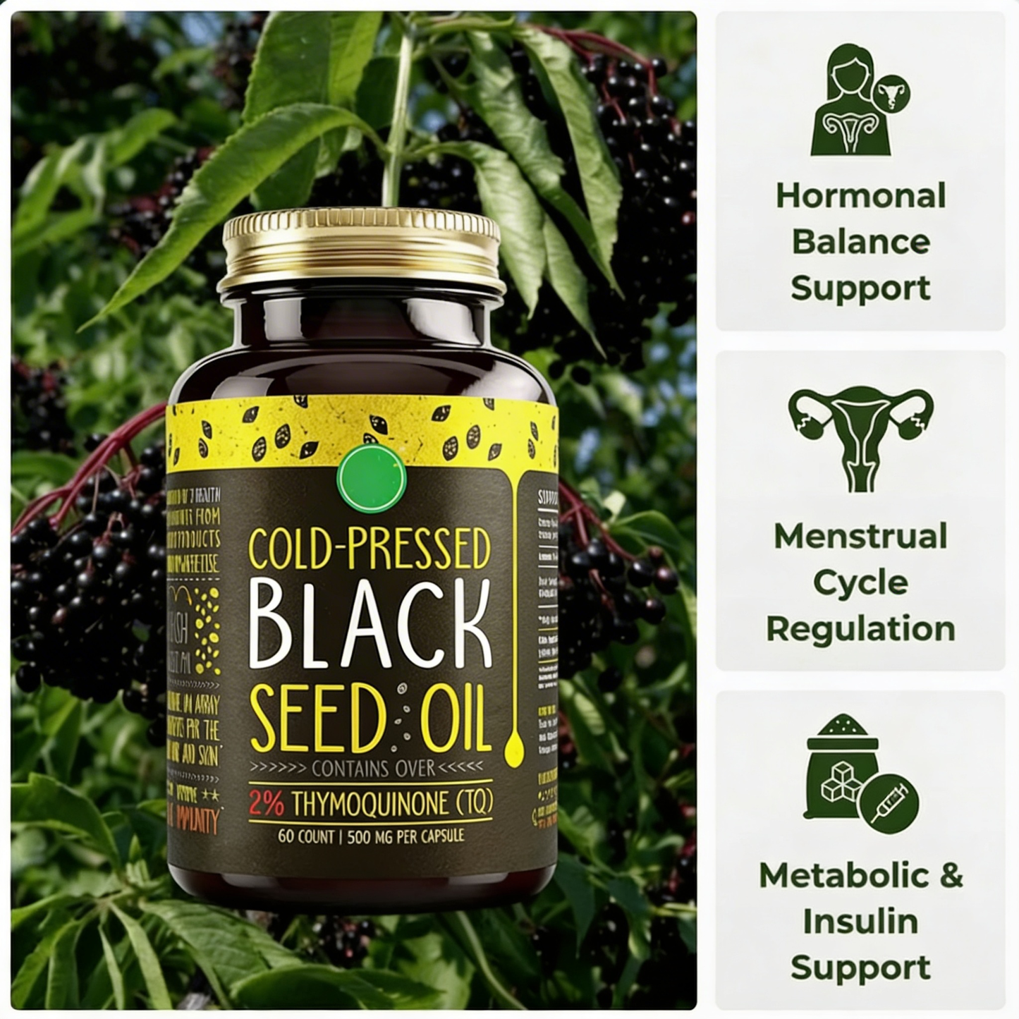 Black Seed Oil PCOS Formula