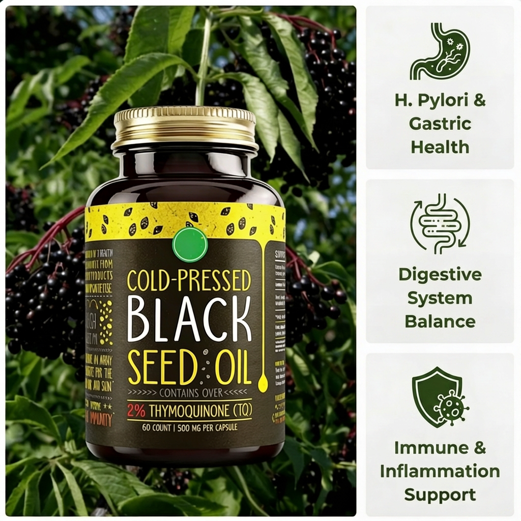 Black Seed Oil H Pylori
