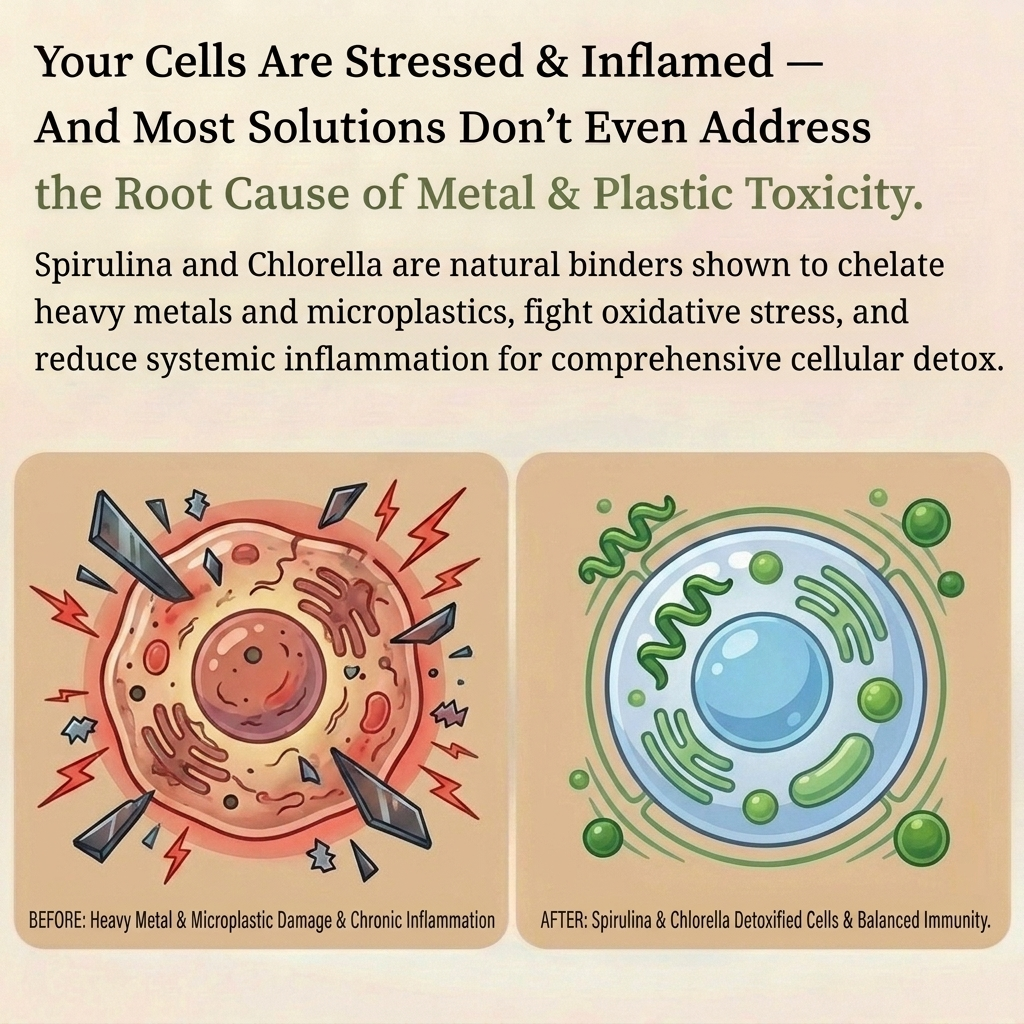 Spirulina & Chlorella: Detox