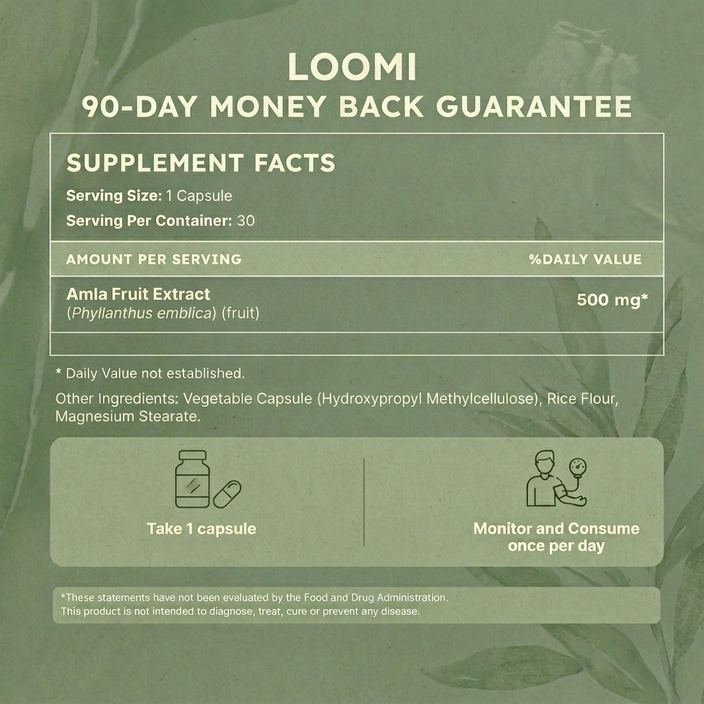 Amla Capsules - Cholesterol / Statin Damage