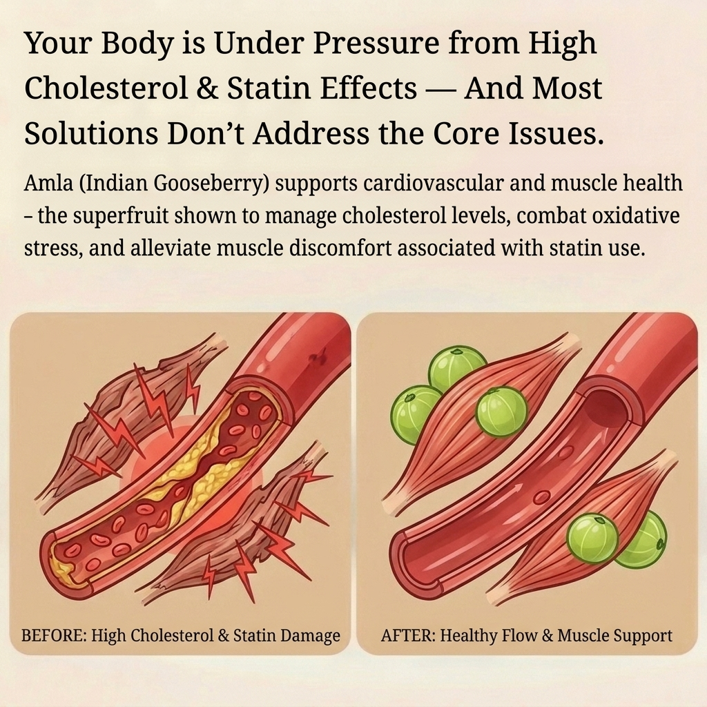 Amla Capsules - Cholesterol / Statin Damage