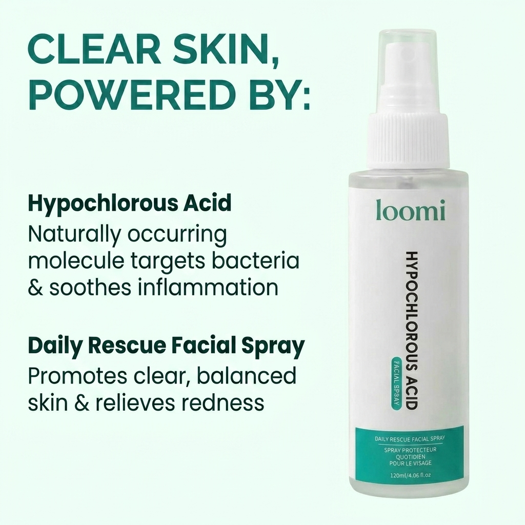 Hypochlorous Acid for Acne