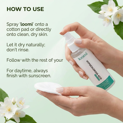 Hypochlorous Acid for Acne