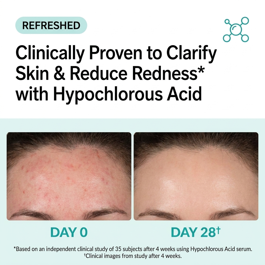 Hypochlorous Acid for Acne