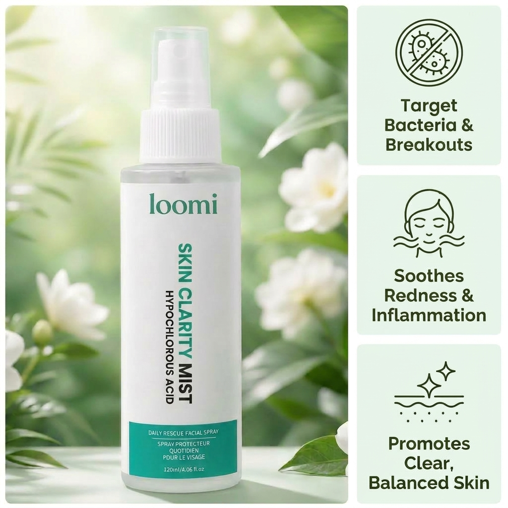 Hypochlorous Acid for Acne