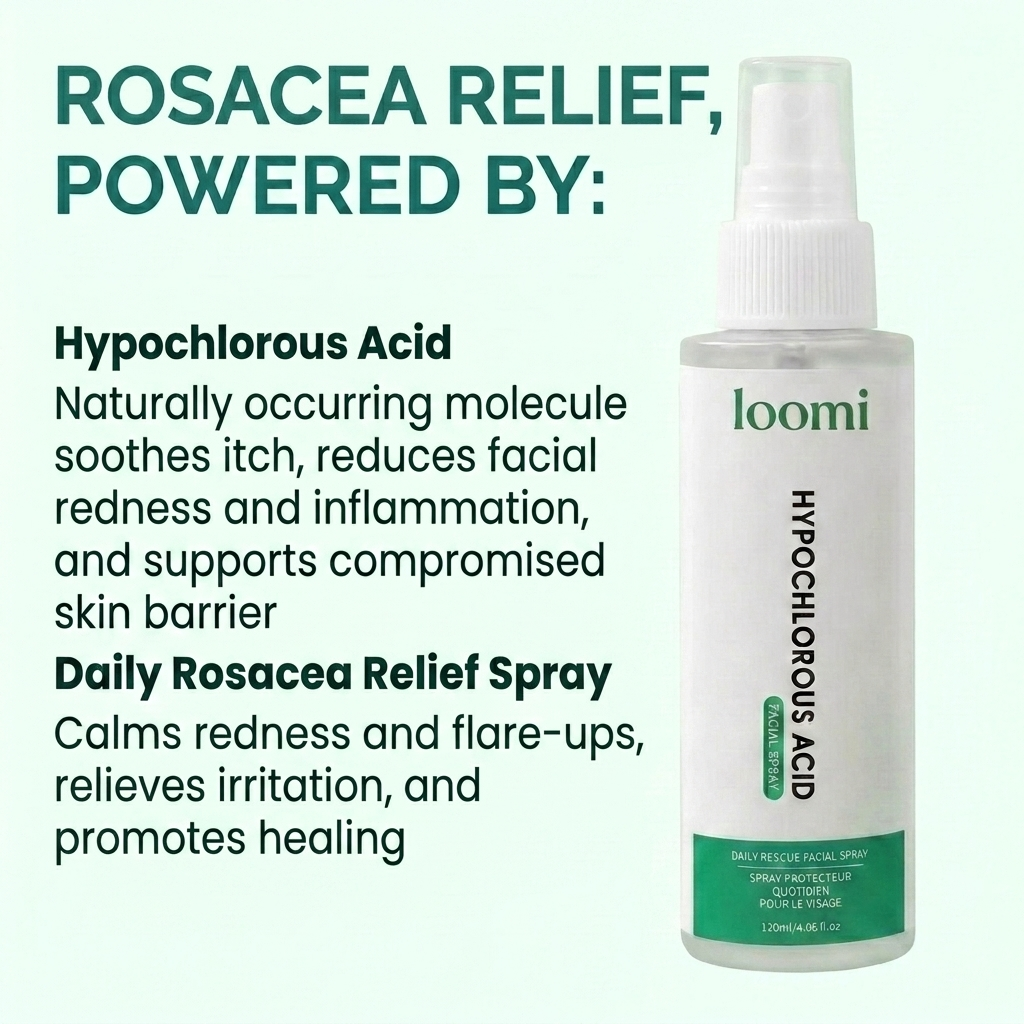 Hypochlorous Acid for Rosacea