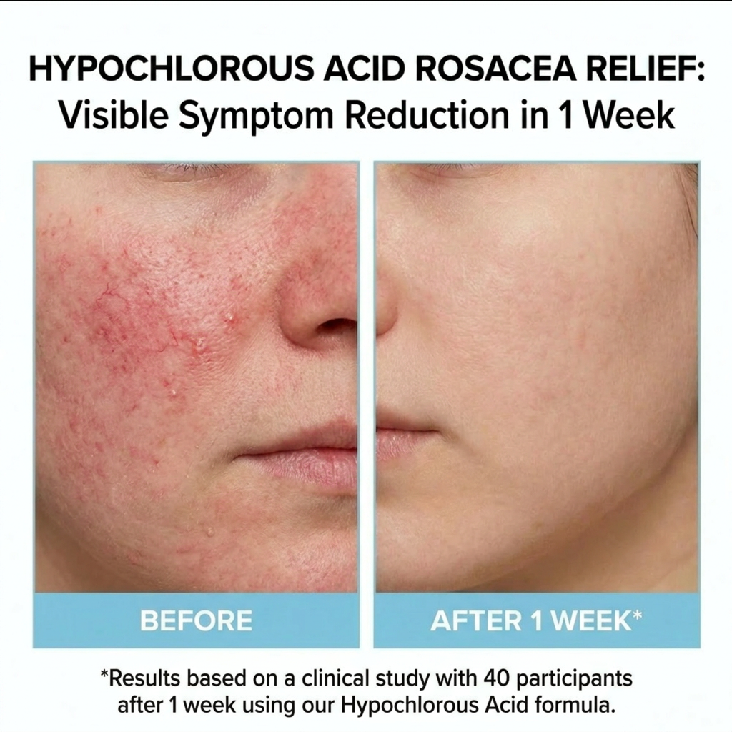 Hypochlorous Acid for Rosacea