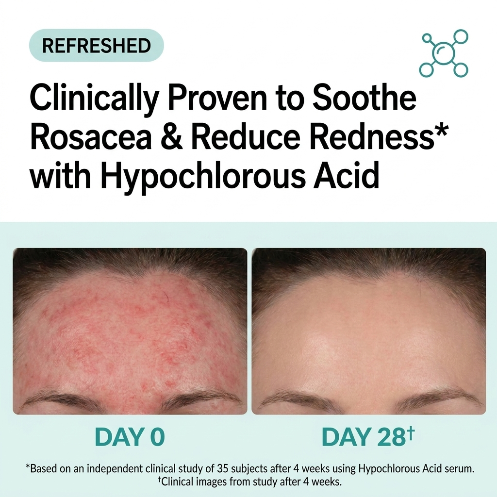 Hypochlorous Acid for Rosacea